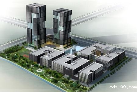 中国电信西部信息中心效果图 中国电信西部信息中心效果图